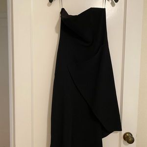 Australian made Strapless MID high/ low  cocktail dress perfect condition
